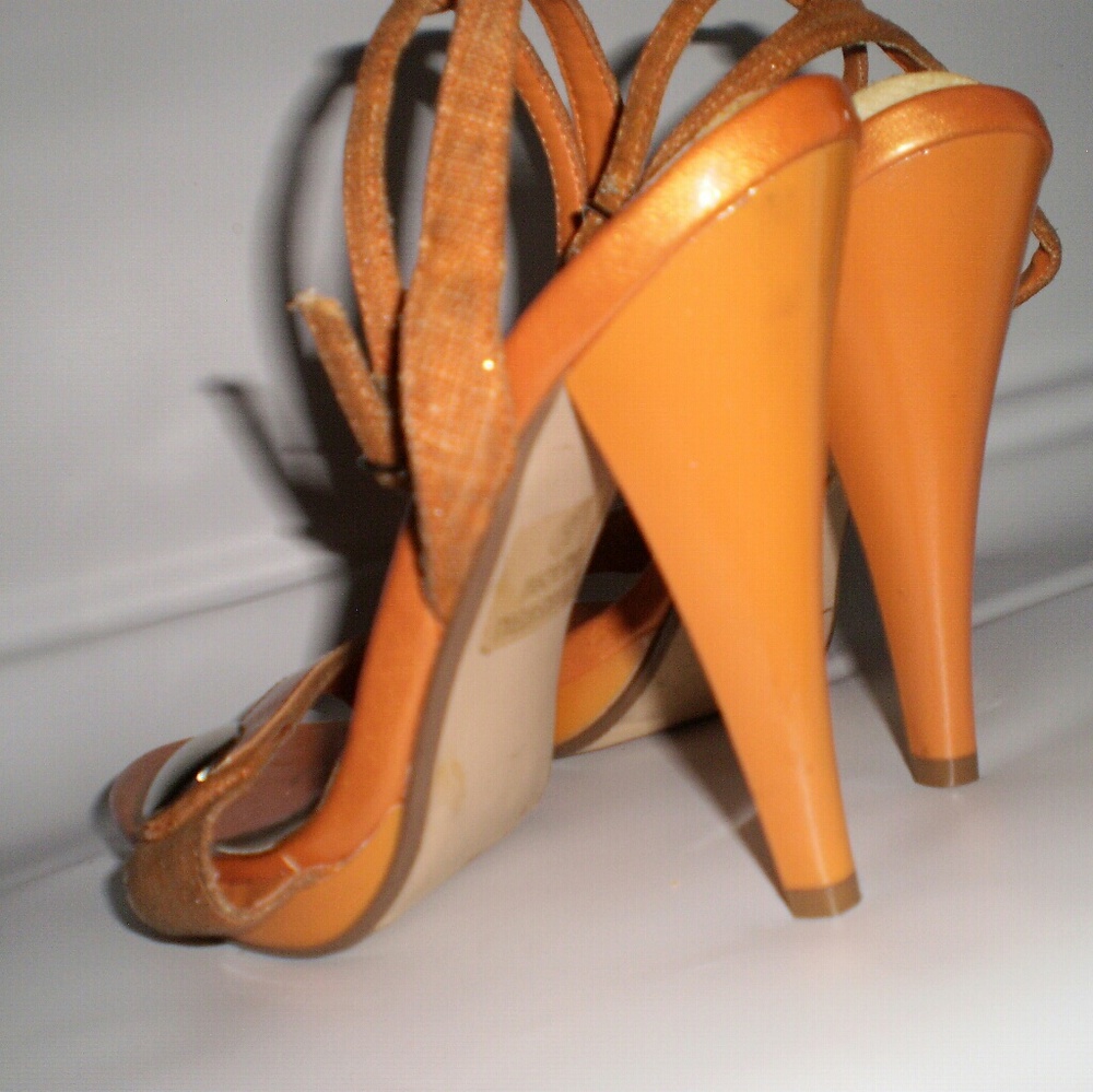 Orange Woman Heel